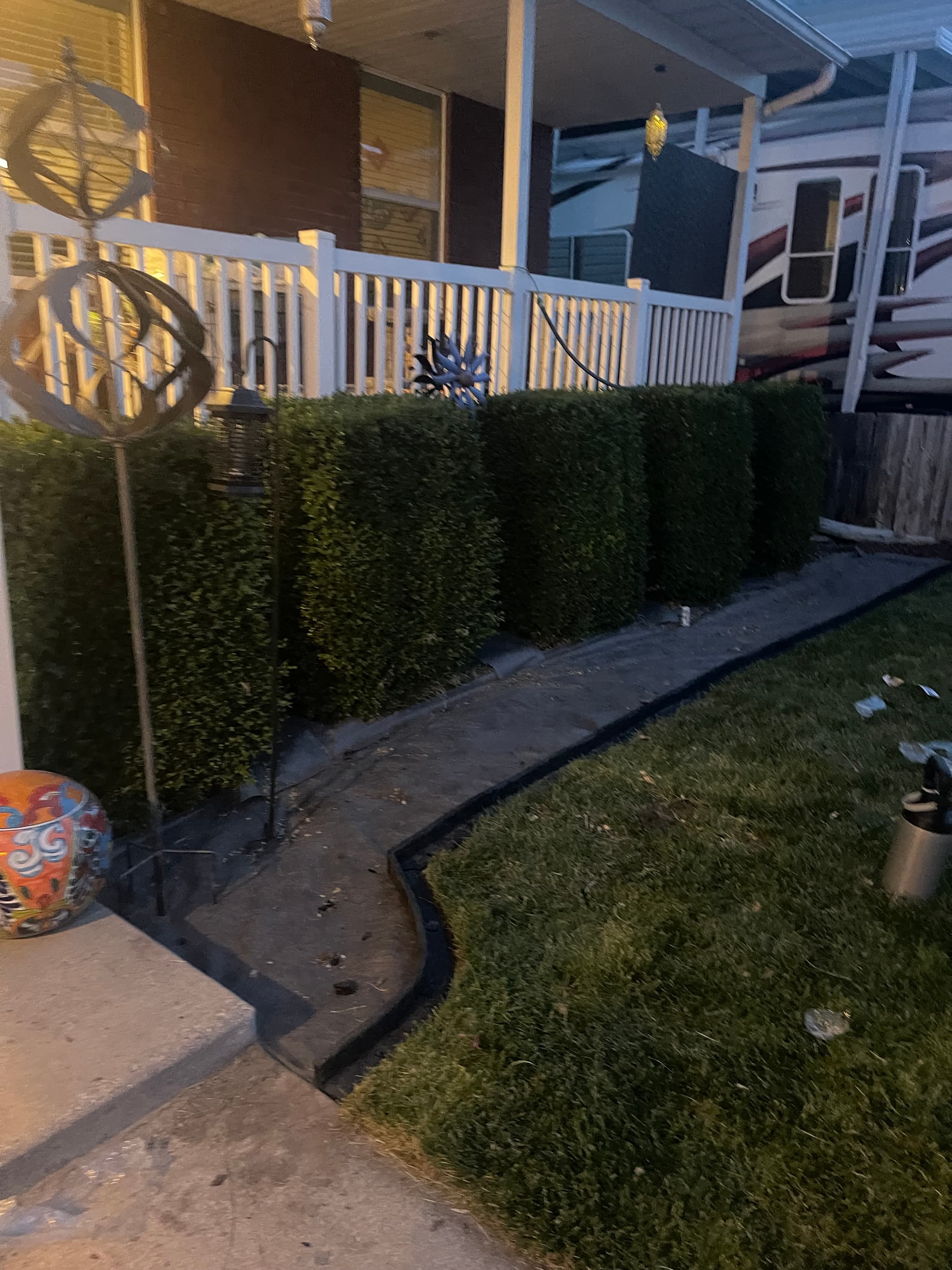 Jardín antes de la transformación - Proyecto 1