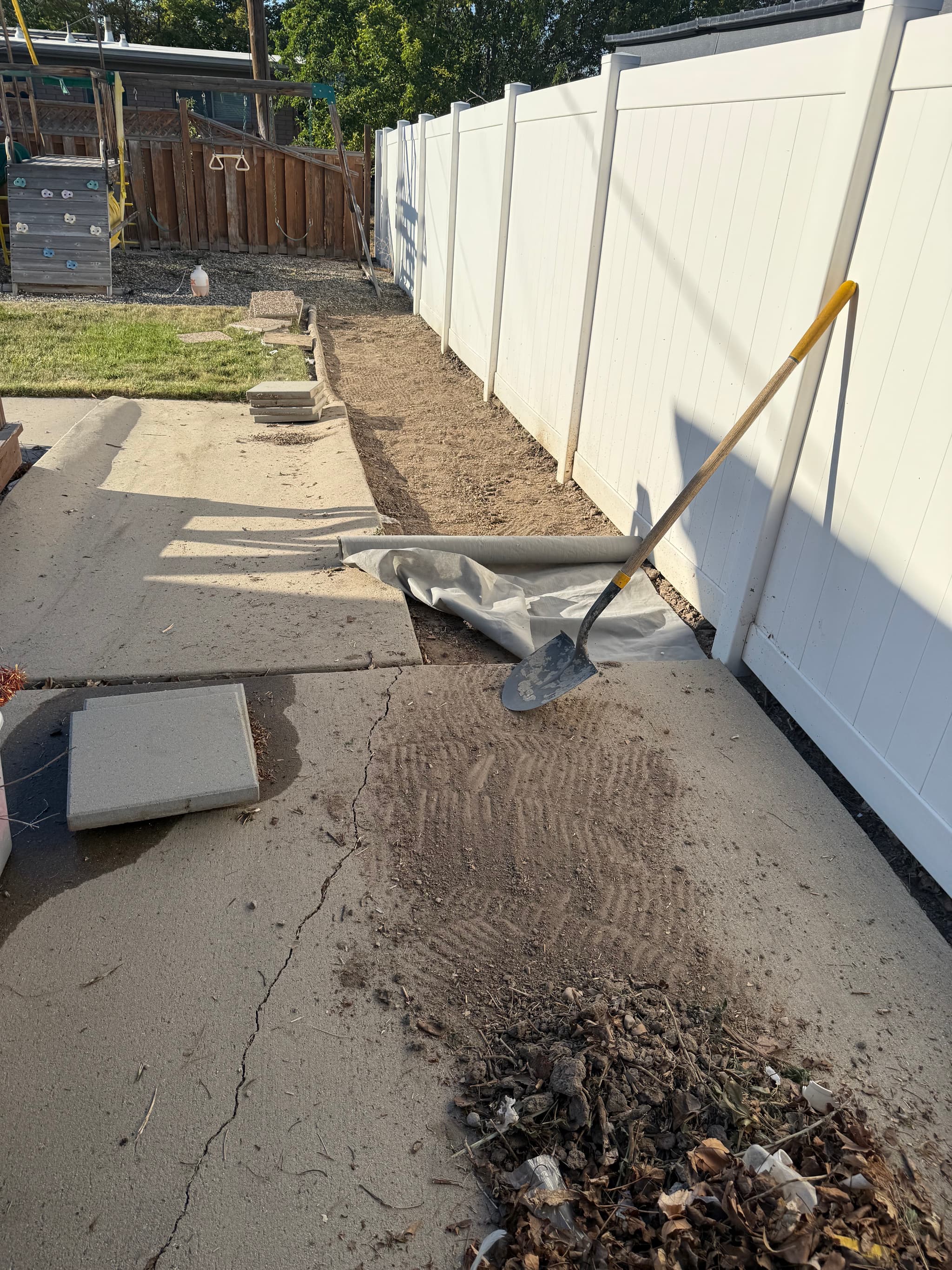 Jardín antes de la transformación - Proyecto 3